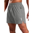 thumbnail image 2 of MIER Men's 5 Inch Inseam Running Shorts with Zipper Pockets, 2 of 6
