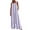 Purple, variant on Summer Plus Size Jumpsuits for Women Tummy Control Fashion Printed Jumpsuit Casual Button Pocket Sleeveless Wide Leg Trousers