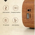 thumbnail image 4 of RnemiTe-amo Wireless Bluetooth Mini Portable Speaker,Vintage Bluetooth Speaker B5 Imitation Gramophone Home Decoration,Subwoofer Wood Grain Small Speaker,Can Be Placed On The Desk For Decoration, 4 of 7