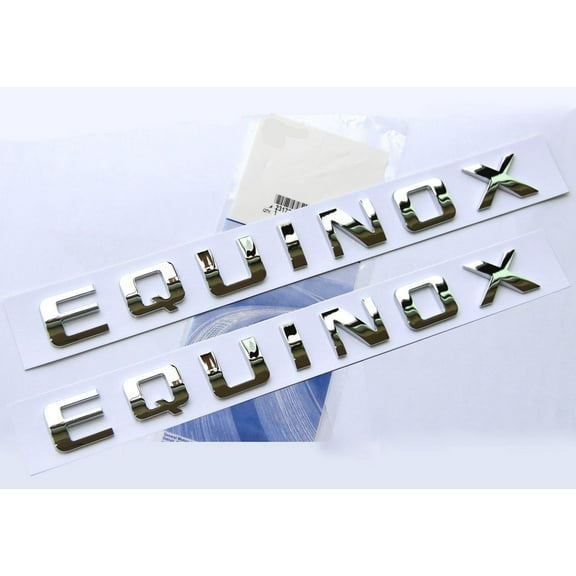 Letter Emblems Badges, 3D Logo Compatible, Car Logo Badge Sticker, 2 Pcs