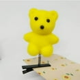 thumbnail image 2 of Scalp Protection Hairpin Hair Pin Set 5pcs Girl Funny Hair Pins with Cartoon 3d Little Yellow Chicken Rabbit Bear Heart Shape Plush Decor Spring Hair, 2 of 8