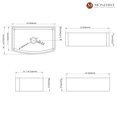 thumbnail image 5 of Mondawe 33" Farmhouse Sink Curved Apron Front Ceramic Porcelain Fireclay Single Bowl Kitchen Sink Basin in White, 5 of 9