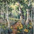 thumbnail image 2 of Art.com Four Seasons Aspens II Stretched Canvas Print Wall Art by Nanette Oleson, 16" x 16", 2 of 4