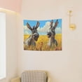 thumbnail image 3 of Kdxio Funny Countryside Donkey Wall Hanging Tapestries Banner For Bedroom College Dorm Home Living Room Party Decor 29X37 In, 3 of 8