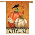 thumbnail image 2 of Briarwood Lane Rustic Pumpkins Fall House Flag, 2 of 4