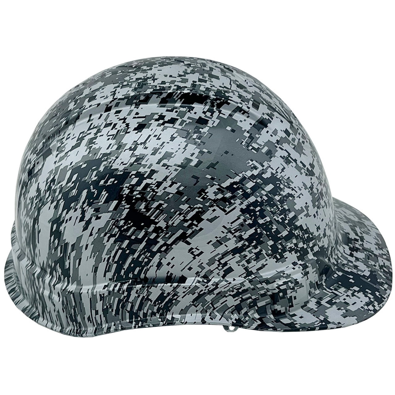 Digital Camo Hydro Dipped Hard Hats Cap Style with 4 Pt Ratchet Suspension
