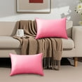 thumbnail image 6 of RBCKVXZ Decorative Outdoor Solid Color Waterproof Throw Pillow Covers, 12x20 Inch Cushion Cases for Summer Patio Tent Balcony Couch Sofa, 6 of 8