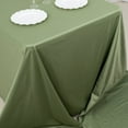 thumbnail image 5 of BalsaCircle 90x156 in Dusty Green Scuba Polyester Rectangle Tablecloth Party Events Reception Decorations Supplies, 5 of 8