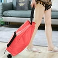 thumbnail image 6 of Xoxingysm Folding Shopping Cart Household Trolley Shopping Bag Folding Trolley Shopping Cart Red,2 In 1 Foldable Shopping Cart Folding Shopping Cart Folding Tug Cart Shopping, 6 of 9