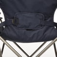 thumbnail image 4 of Kamp Rite Padded Folding Outdoor Camping Chair with Lumbar Support & Cupholders, Navy/Tan, 4 of 4