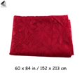 thumbnail image 2 of PULLIMORE Red Lace Holiday Tablecloth Poinsettia Christmas New Year Festivals Wedding Party Table Cloths Covers (60 x 84 inch, Rectangle), 2 of 8