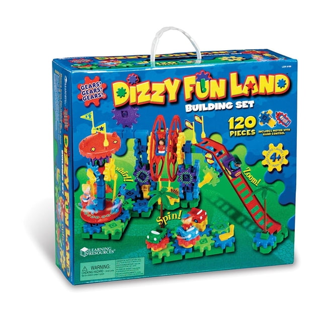 Set de juguetes, recursos de aprendizaje, ¡engranajes! ¡Engranajes! ¡Engranajes! ¡Dizzy Fun Land!