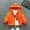 Orange, variant on HOMADLES Toddler Boys Windbreaker Jacket Casual Printing Children Kids Zip Solid with Hooded Cute Coat Orange 3 T