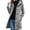 Gray, variant on Fall Jackets for Women Long Sleeve Hooded Lightweight Trench Coats Button Down Winter Fall Work 2026 Long Jackets with Pockets Wine S