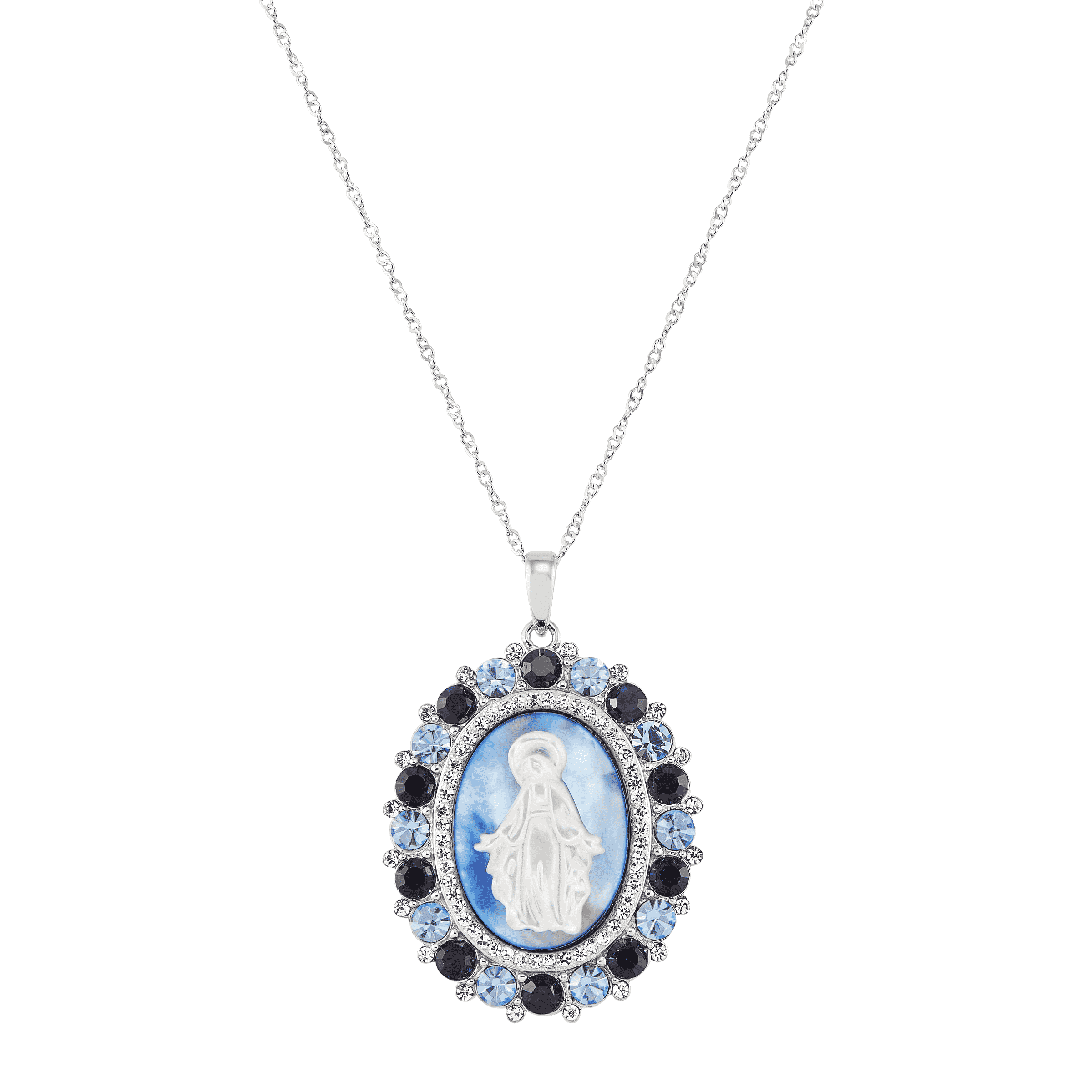 Women's Finecraft Virgin Mary Cameo 