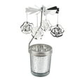 thumbnail image 4 of Portavelas giratorio perfecl Candelabro de Metal y vidrio, 4 of 8
