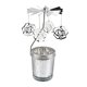 thumbnail image 4 of Portavelas giratorio de metal Portavelas de luz de té para decoración de adorno de escritorio flores, 4 of 9