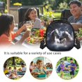 thumbnail image 6 of Uourmeti Stylish Kids Insulated Lunch Bag featuring Two White Horses in Starry Sky - Perfect for School and Outdoor Picnics, 6 of 6