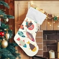 thumbnail image 5 of Coolnut Art Abstract Fish Christmas Stockings 2PCS,Big Xmas Stockings Gift Decorations and Party Supplies,Used for Fireplace Decoration Socks Christmas Tree Decoration, 5 of 7