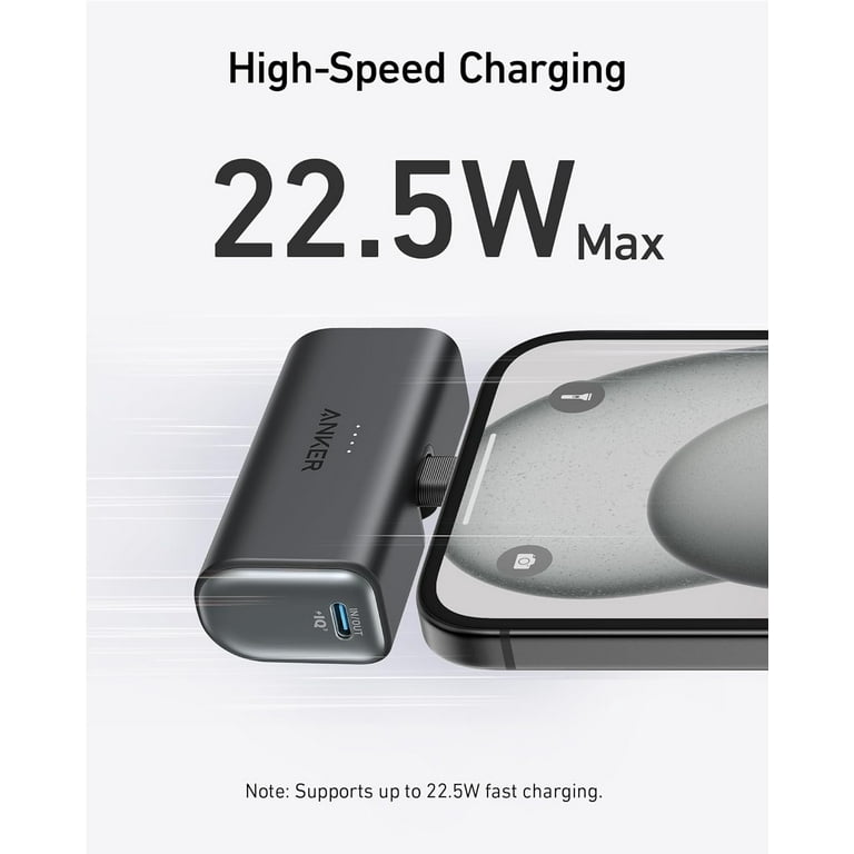 Anker MagGo Power Bank, Qi2 Certified 15W Ultra-Fast MagSafe-Compatible  Portable Charger, 10,000mAh Battery Pack with Smart Display and Foldable