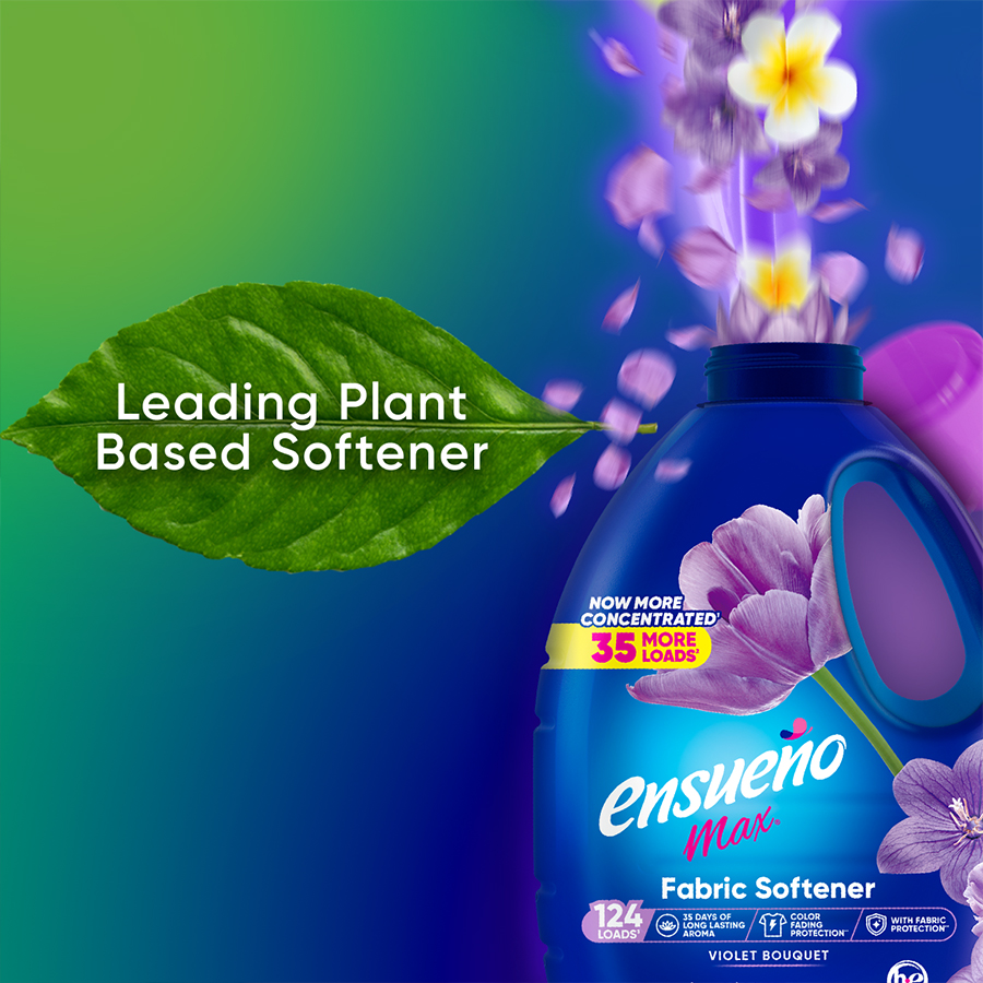 Ensueno Max Liquid Fabric Softener, Violet Bouquet, 105 Oz photo 6