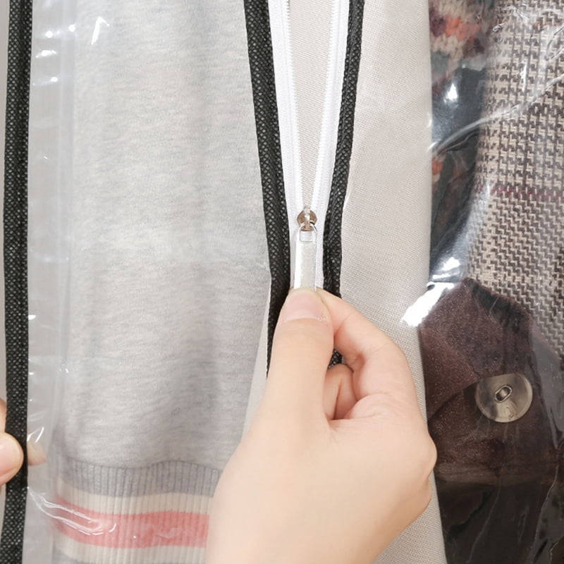 lanema Moisture Resistant Transparent Garment Storage Bag Full Coverages Dustproof PEVA Cover For Coat Suits Closet Organizer