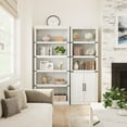thumbnail image 3 of 1 Pb, Mdf Retro Bookcase With 2 Doors, 3 of 9