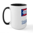 thumbnail image 2 of CafePress - 50% Puerto Rican 50% Amer - 15 oz Ceramic Large White Novelty Mug, 2 of 4