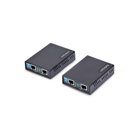 StarTech.com VDSL2 Ethernet Extender Kit over Single Pair Wire, Up to 0.6mi (1km) LAN Repeater over RJ11/CAT5e/CAT6, Replaces 110VDSLEXT