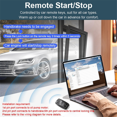 thumbnail image 2 of Car Alarm One Button Start/Stop System Kit Remote Engine Door Lock Keyless Entry System Central Locking, 2 of 6