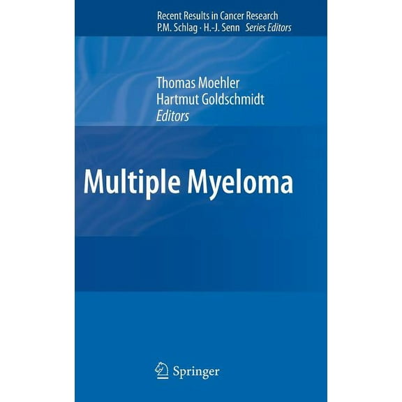Recent Results in Cancer Research Multiple Myeloma, Book 183, (Hardcover)
