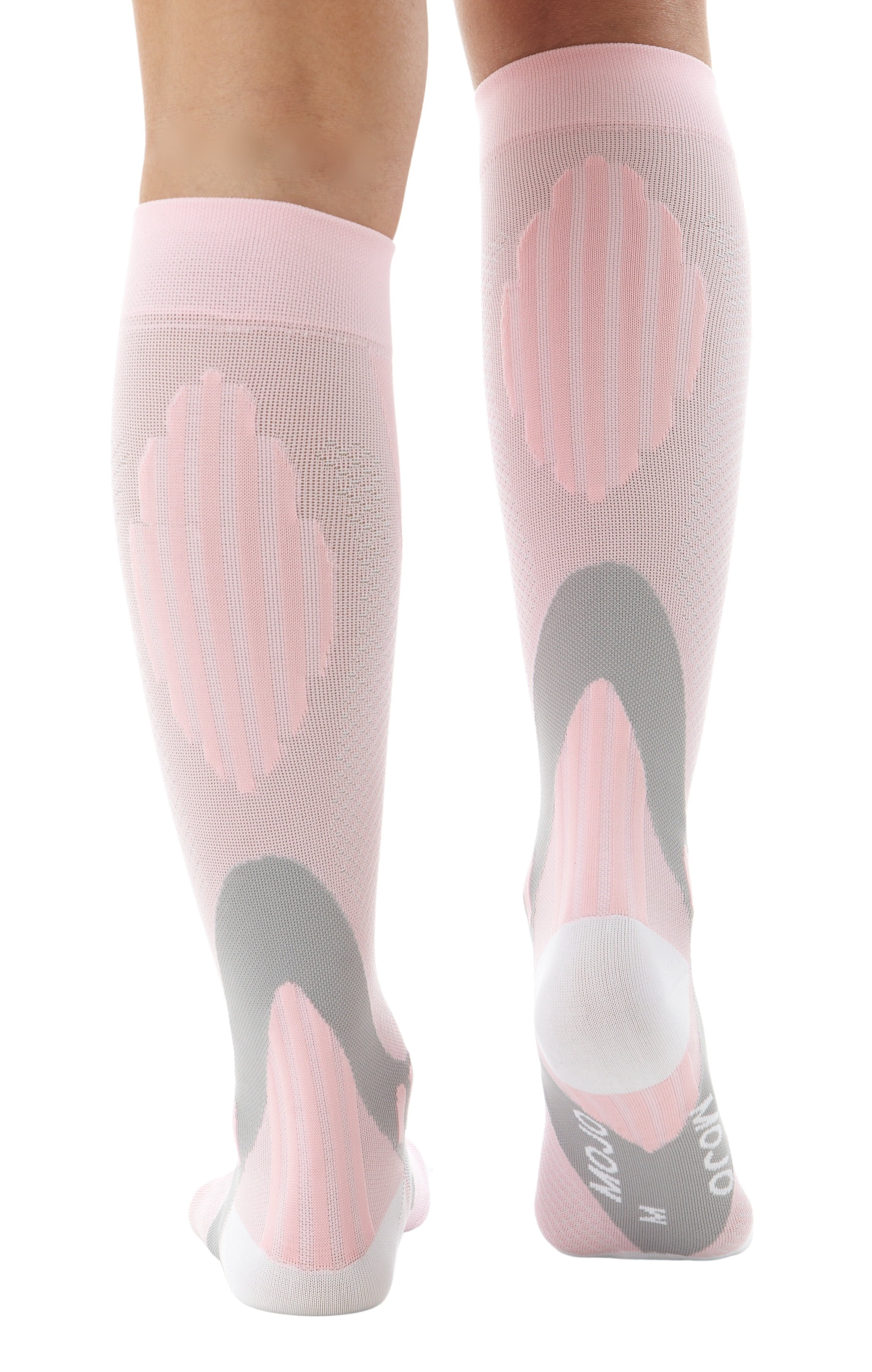 Mojo Compression Socks for Women and Men Circulation 20-30mmHg - Pink, X-Large