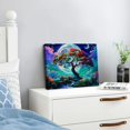 thumbnail image 3 of Fenyluxe Stream Moonlight Canvas Wall Decor Ready To Hang Room Home Art Decor 20x16in, 3 of 6