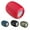 Red, variant on Riousery Black Portable Wireless Speaker with BT 5.0, IPX6 Waterproof Deep Bass Subwoofer, RGB Colorful Lighting, 4400mAh Battery, 24H Playtime for Outdoor and Party, Black (4.57 inches / 11.6 cm)
