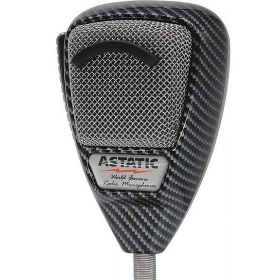 Astatic Noise Canceling Microphone with Carbon Fiber Finish