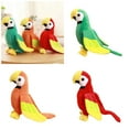 thumbnail image 2 of Aurgiarme Stuffed Animals Parrot Dolls Stress Toy Decors Soft Dolls Baby Toy for Toddler Emotion Smooth Christmas, 2 of 9
