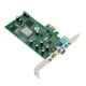 thumbnail image 5 of Tarjeta de TV Irfora KKmoon Tarjeta Sintonizadora de TV Interna PCI-E Video MPEG Grabador de Captura DVR PAL BG PAL I NTSC SECAM PC Tarjeta Multimedia PCI-E Remote Irfora Tarjeta de TV, 5 of 7