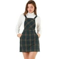 thumbnail image 1 of INSPIRE CHIC Robe à Bretelles Décontractée pour Femme à Imprimé à Carreaux avec Bretelles Ajustables, 1 of 7