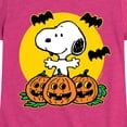 thumbnail image 3 of Peanuts - Snoopy Pumpkin Patch - Toddler And Youth Girls Short Sleeve Graphic T-Shirt, 3 of 6