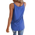 thumbnail image 2 of Auburet Womens Henley Tank Tops Button Up Shirts Workout Summer Casual Sleeveless Tunics Top, 2 of 3