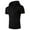 Black, variant on WREESH Men's Hooded T-Shirt Casual Sports Pullover Tops with Drawstring, Solid Color White