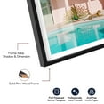 thumbnail image 4 of Exotic Backyard Fantasy Shadowbox Print Fashion Art Prints by Notoriart, Black Frame, 21 x 31, 4 of 7