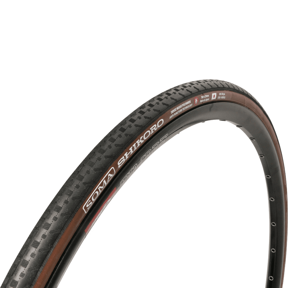 700x28c black/brown Soma Shikoro K tire