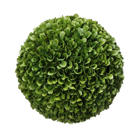 A&B Home 8.5" Faux Boxwood Topiary Ball - Green-Color:Green,Style:Botanical