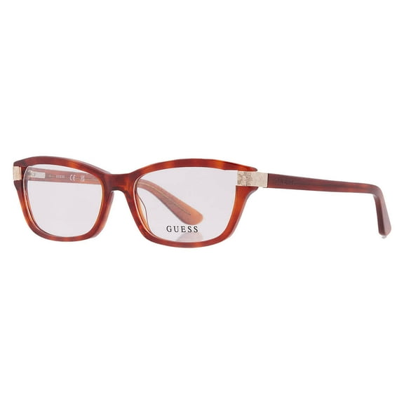 GUESS GU2956 Eyeglasses Havana Cat Eye Frame