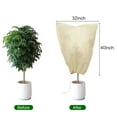 thumbnail image 2 of 40"Hx32"W Plant Covers Freeze Protection,Breathable Plant Blanket for Outdoor Indoor Plants,Thickened Frost Cloth Plant Cover for Winter with Drawstring,Adjustable Easy Observe,Reusable, 2 of 7