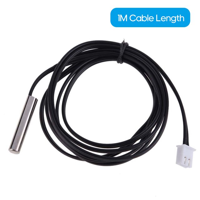1 meter temperature sensor probe high precision waterproof NTC 10K/B3435 thermistor wire temperature probe