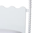 thumbnail image 4 of Baxton Studio Brantley Spindle Platform Bed Frame with Headboard White King, 4 of 9
