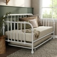 thumbnail image 3 of Furniture of America Wren Metal 2-Piece Twin Daybed with Trundle Set, White, 3 of 14