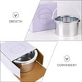 thumbnail image 2 of Miangastore 2 pcs Hair Removal Wax Melting Machine Replacement Pots Wax Warmer Inner Pan Metal Container, 2 of 9